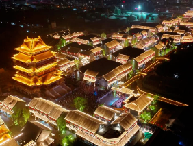山東莒國(guó)古城文旅夜游燈光，百萬余人共賞千年雅韻